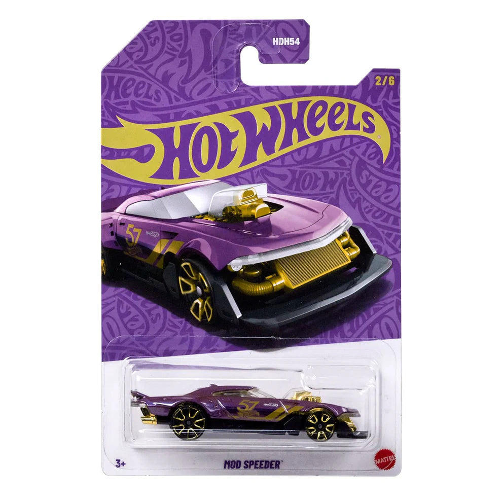 Hot Wheels 2025 Pearl & Chrome 57th Anniversary Vehicle