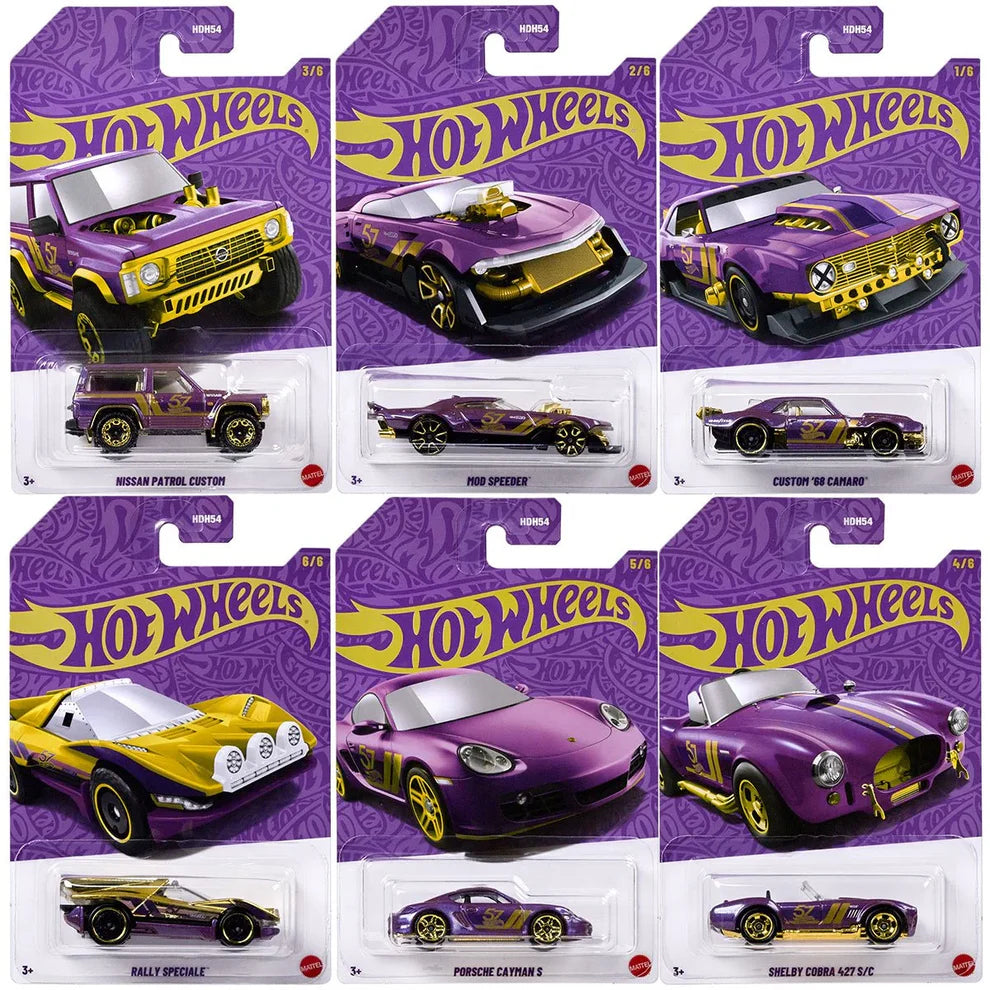 Hot Wheels 2025 Pearl & Chrome 57th Anniversary Vehicle