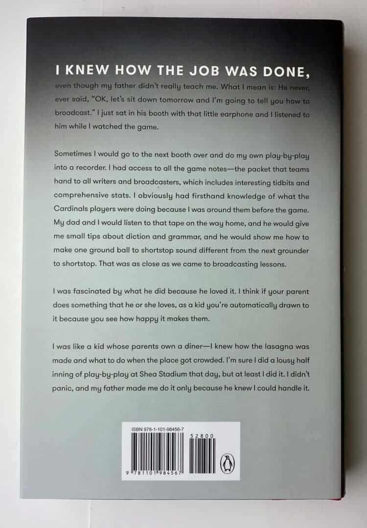 Lucky Bastard, Joe Buck, Hardcover Autobiographical Autographed Book