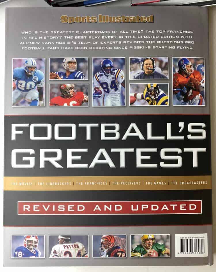 Sports Illustrated Football's Greatest, Hardcover Coffee Table Book