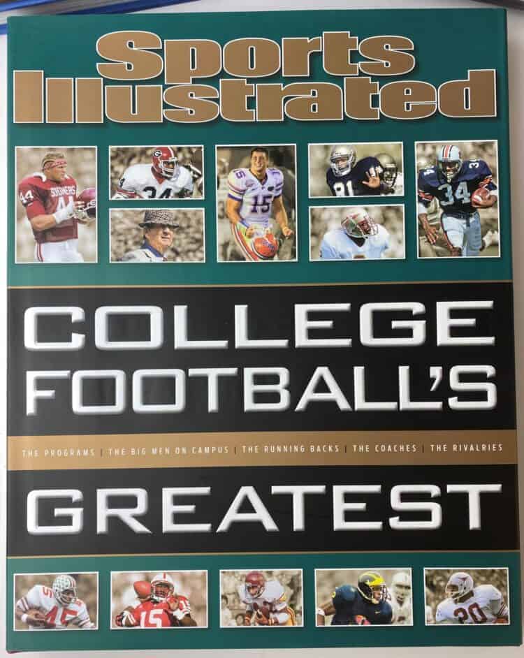 Sports Illustrated College Football's Greatest, Hardcover Coffee Table Book