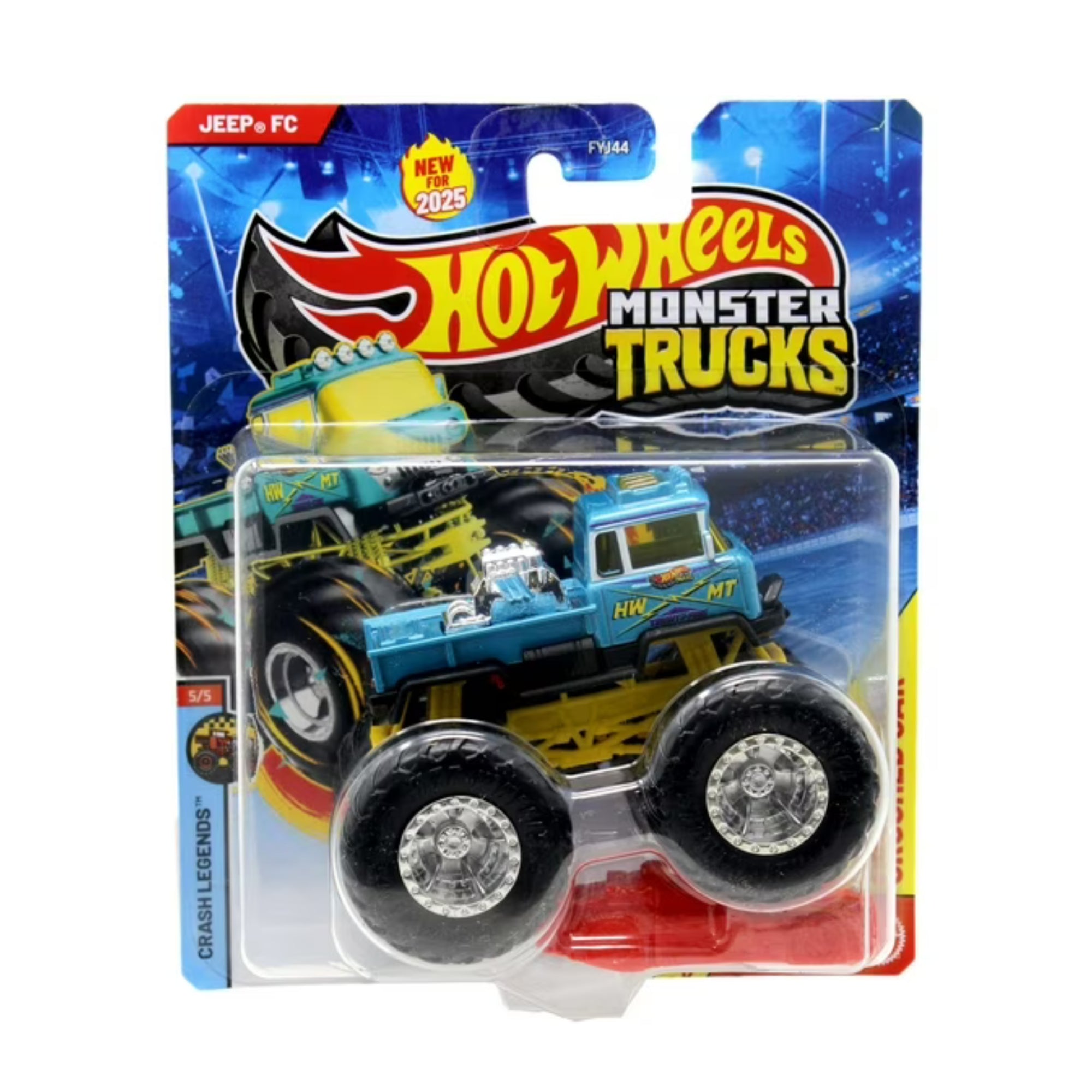 Hot Wheels Monster Truck & Crushed Car Set