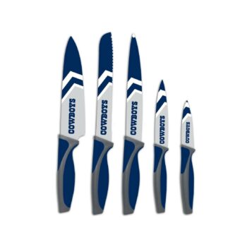 Dallas Cowboys NFL New Sports Licensed Team Logo 5-PIECE KNIFE SET