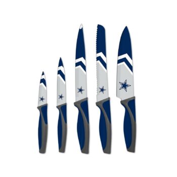 Dallas Cowboys NFL New Sports Licensed Team Logo 5-PIECE KNIFE SET
