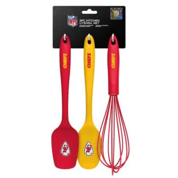 TSV Kansas City Chiefs NFL Team Logo 3Pc UTENSIL SET