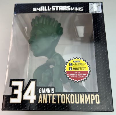 Giannis Antetokounmpo 6" smALL STARS NBA GREEN VARIANT Collectible Figurine