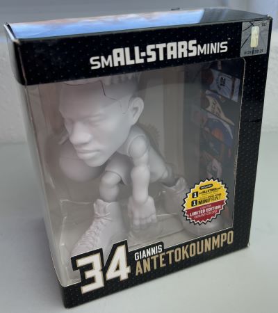 Giannis Antetokounmpo 6" smALL STARS NBA WHITE VARIANT Collectible Figurine