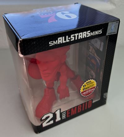 Joel Embiid 6" smALL STARS NBA RED VARIANT Collectible Figurine