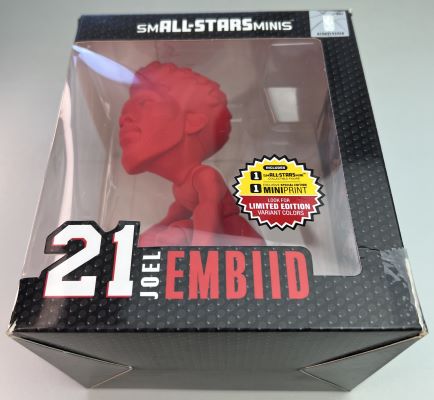 Joel Embiid 6" smALL STARS NBA RED VARIANT Collectible Figurine