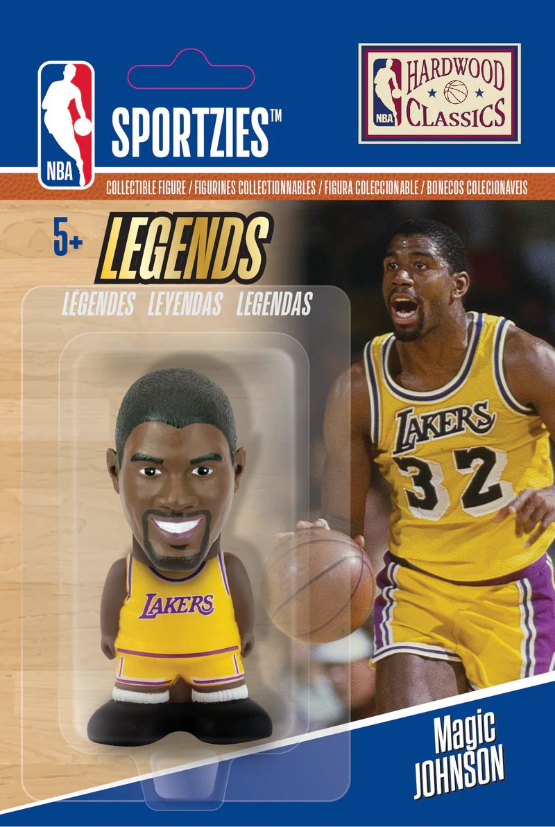 Magic Johnson 2.5" Sportzies NBA Hardwood Classics Collectible Figurine