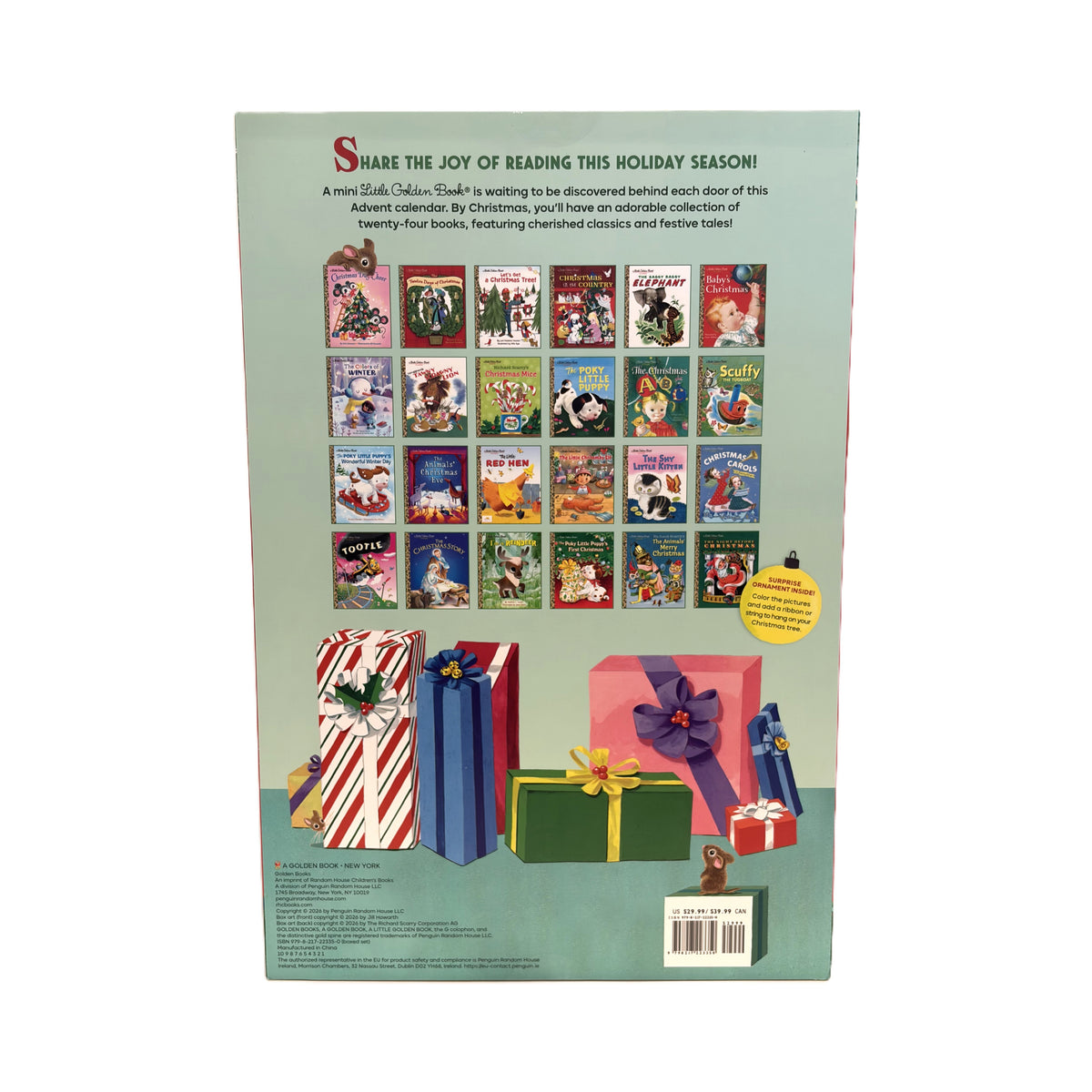 Little Golden Books Advent Calendar: Countdown to Christmas