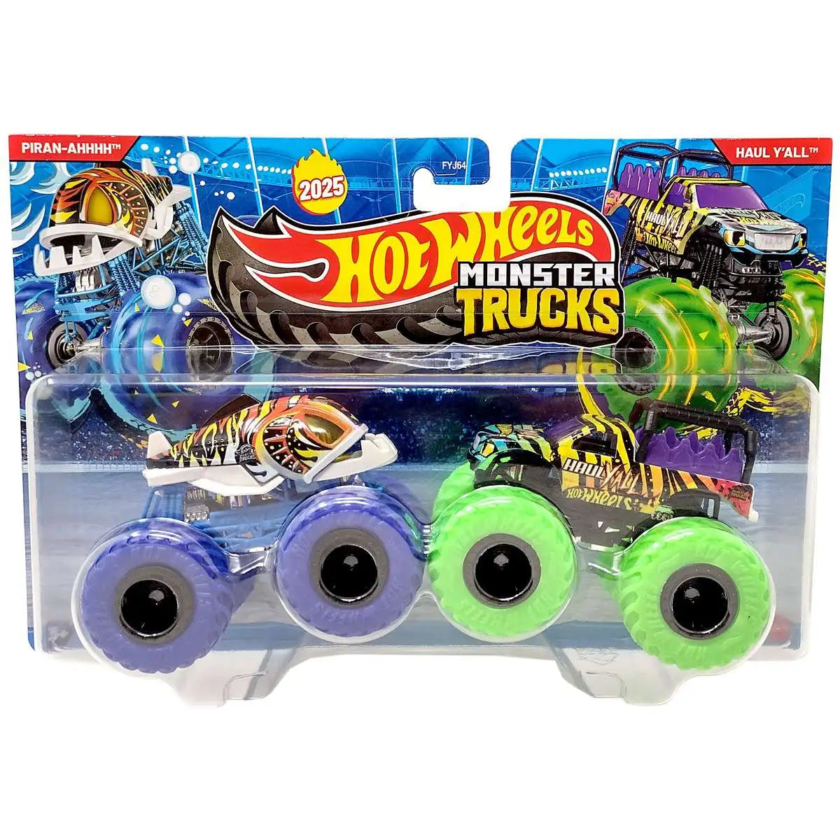 Hot Wheels Monster Truck Demo Doubles 2-Truck Set