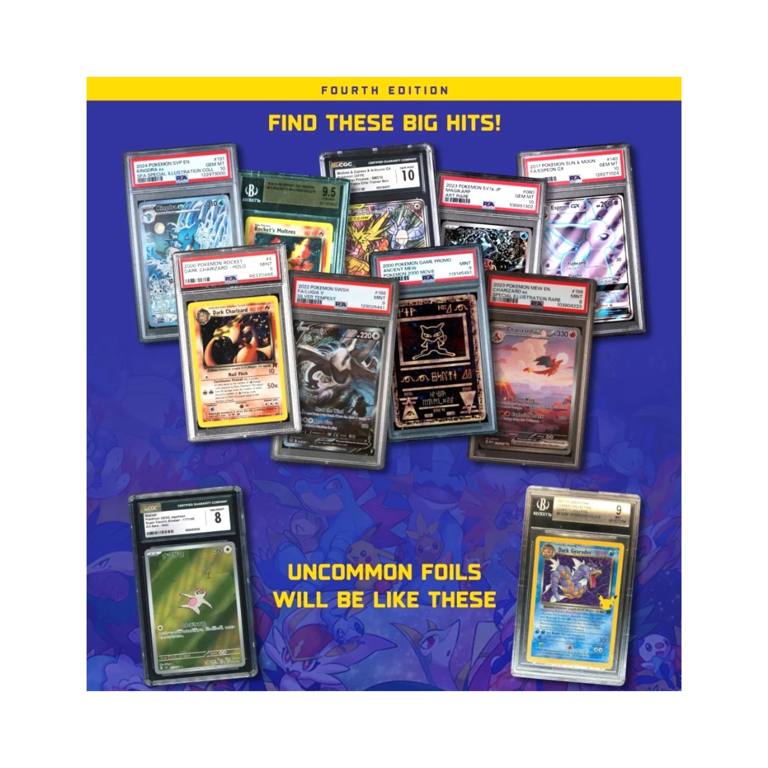 Pokémon 4th Edition 1Ct. Graded Card Surprise Box