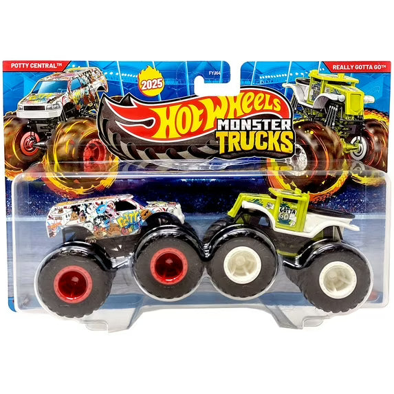 Hot Wheels Monster Truck Demo Doubles 2-Truck Set