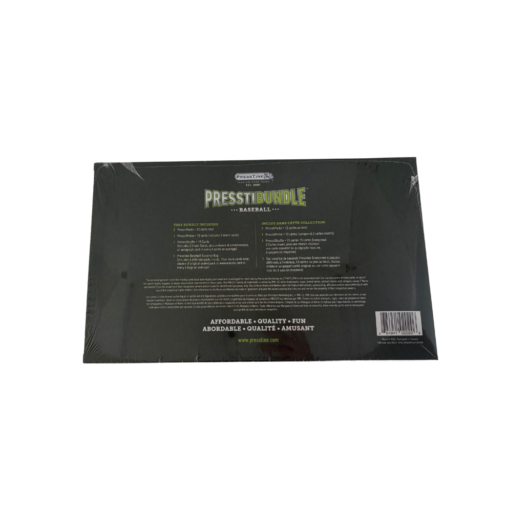 Baseball Cards 50ct. PresstiBundle Box Set