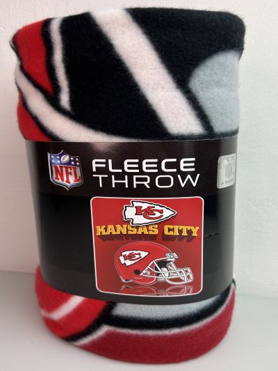 Kansas City Chiefs NFL Football Fleece Throw Blanket