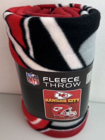Kansas City Chiefs NFL Football Fleece Throw Blanket
