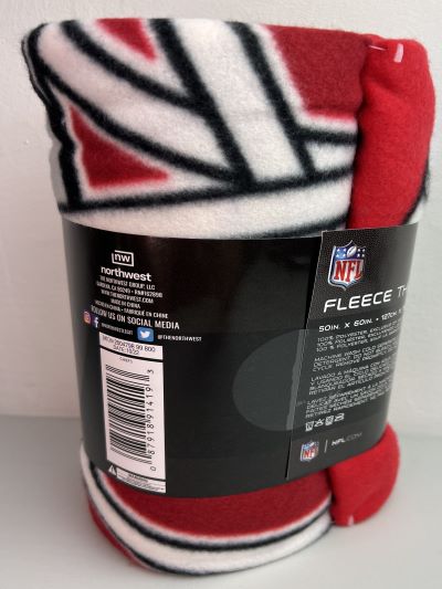 Kansas City Chiefs NFL Football Fleece Throw Blanket
