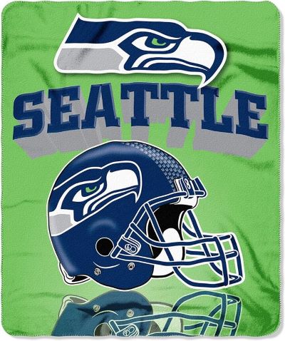 Seattle Seahawks NFL Football Fleece Throw Blanket