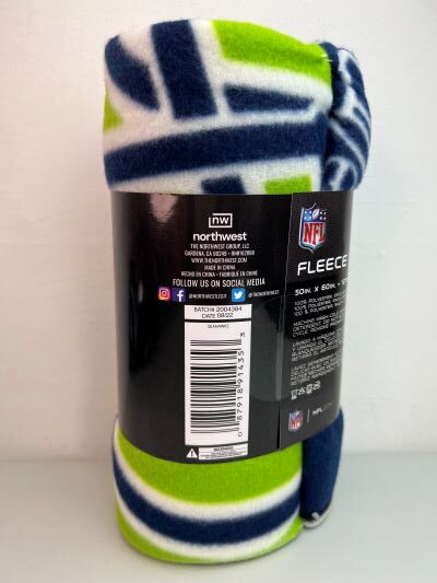 Seattle Seahawks NFL Football Fleece Throw Blanket