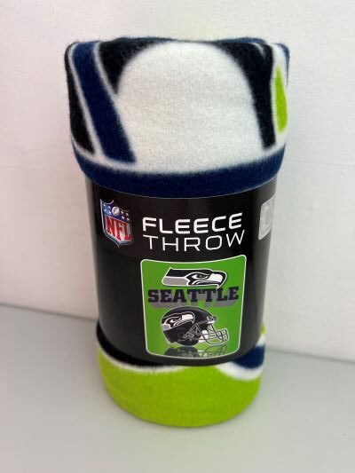 Seattle Seahawks NFL Football Fleece Throw Blanket