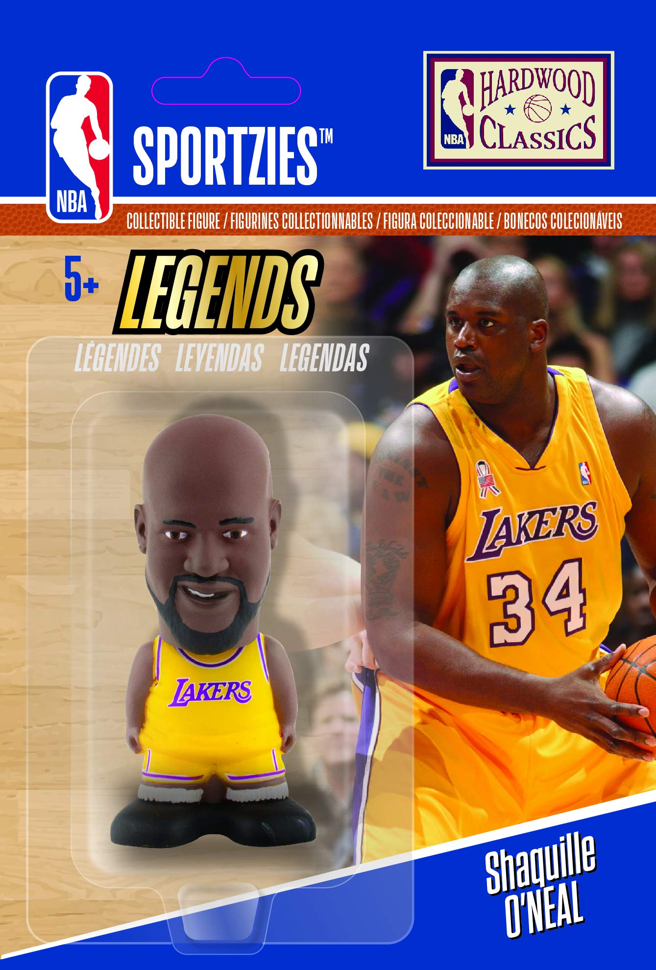 Shaquille O'Neal 2.5" Sportzies NBA Hardwood Classics Collectible Figurine