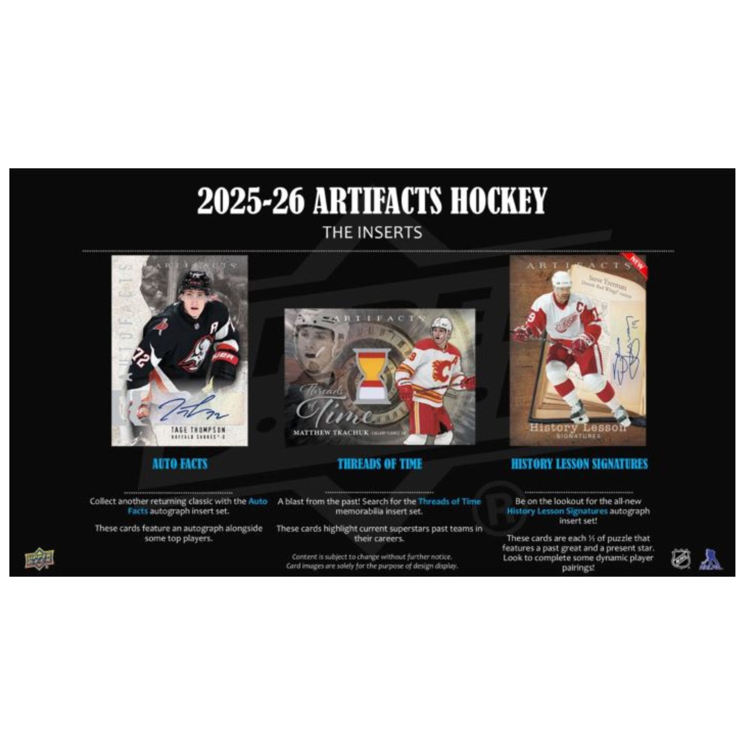 2025-26 Upper Deck Artifacts NHL Hockey 24ct. Blaster Box