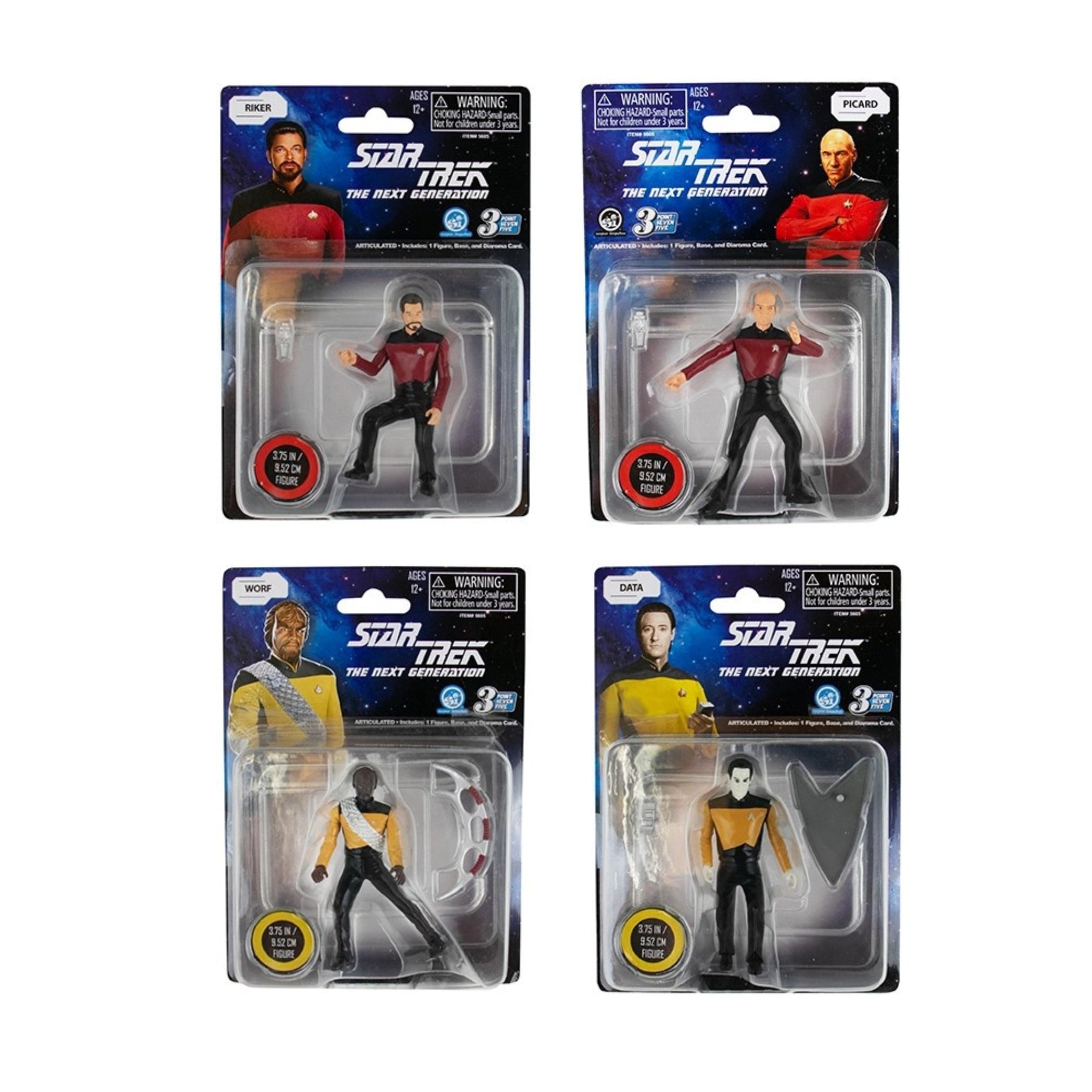 Star Trek The Next Generation Action Figures Complete Set