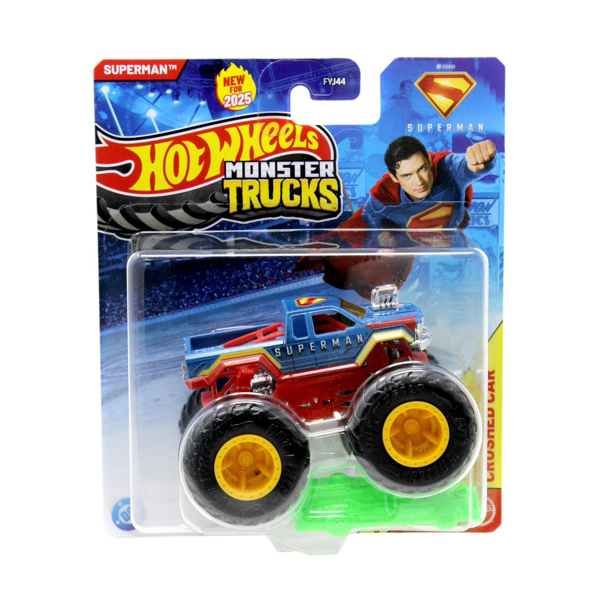 Hot Wheels Monster Truck & Crushed Car Set
