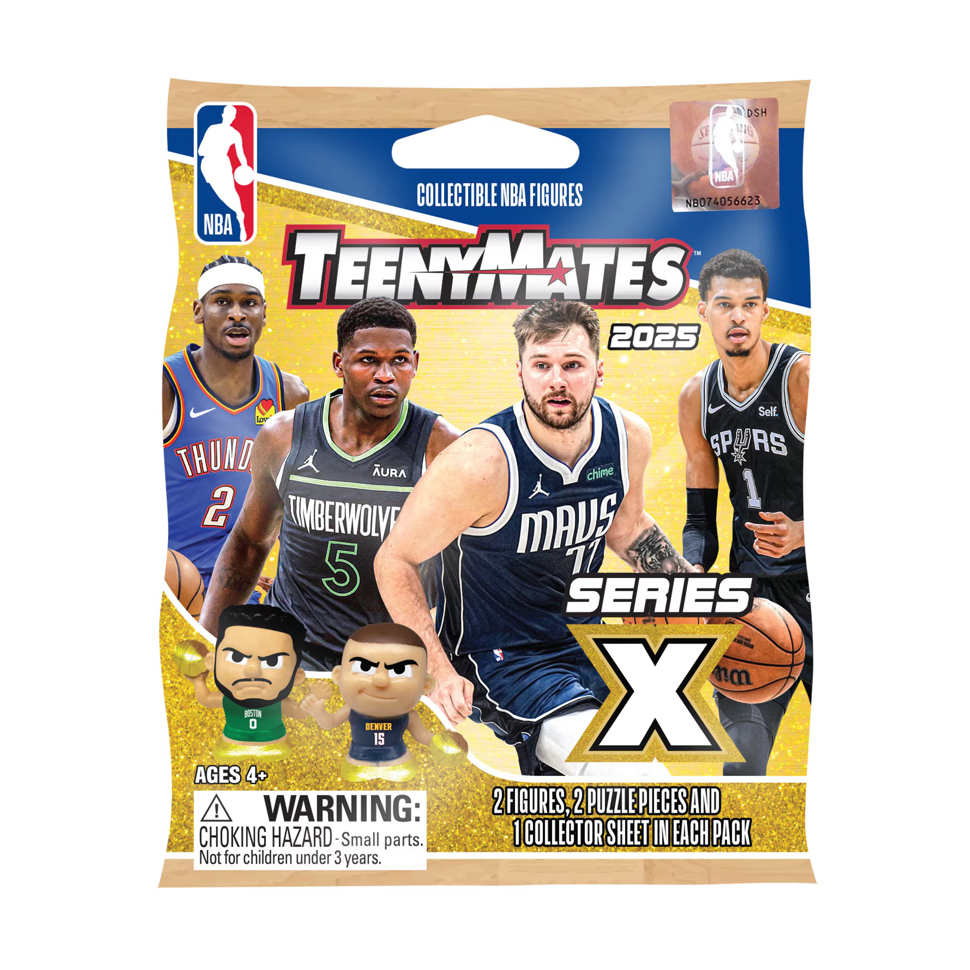 2025 NBA TeenyMates Gravity Feed Display Box - 32ct.