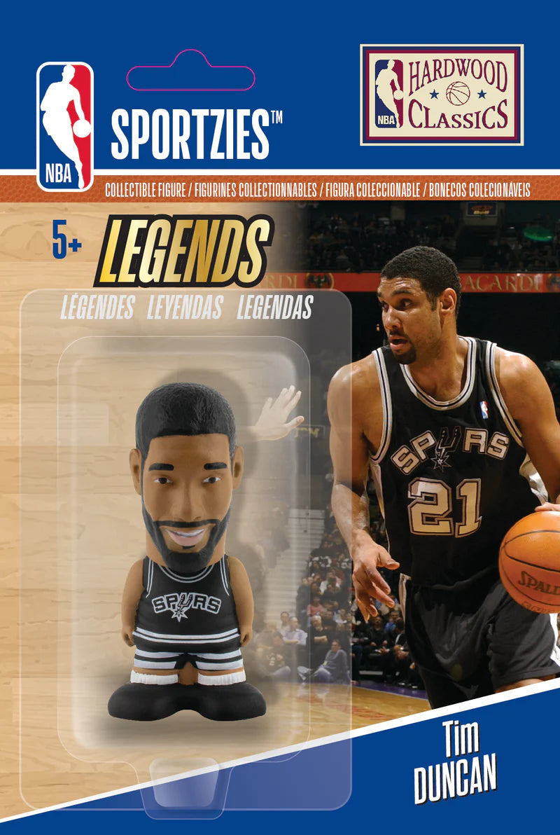 Tim Duncan 2.5" Sportzies NBA Hardwood Classics Collectible Figurine