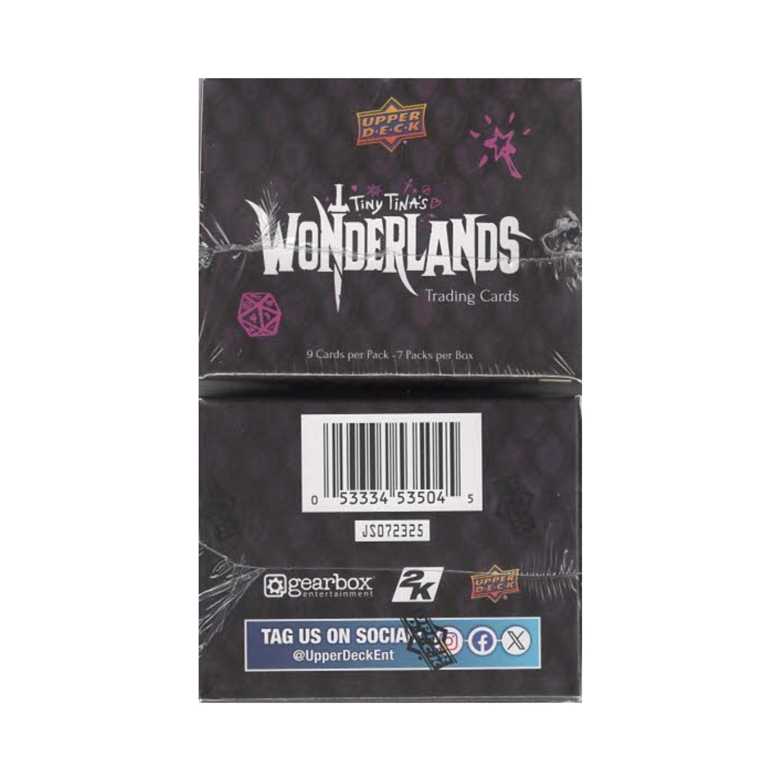 2025 Upper Deck Tiny Tina's Wonderland Entertainment 63ct. Blaster Box