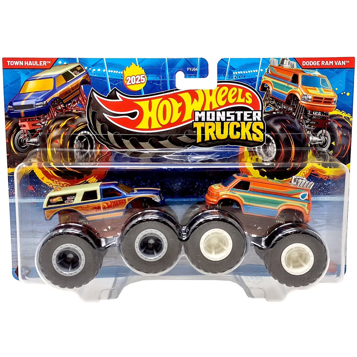Hot Wheels Monster Truck Demo Doubles 2-Truck Set