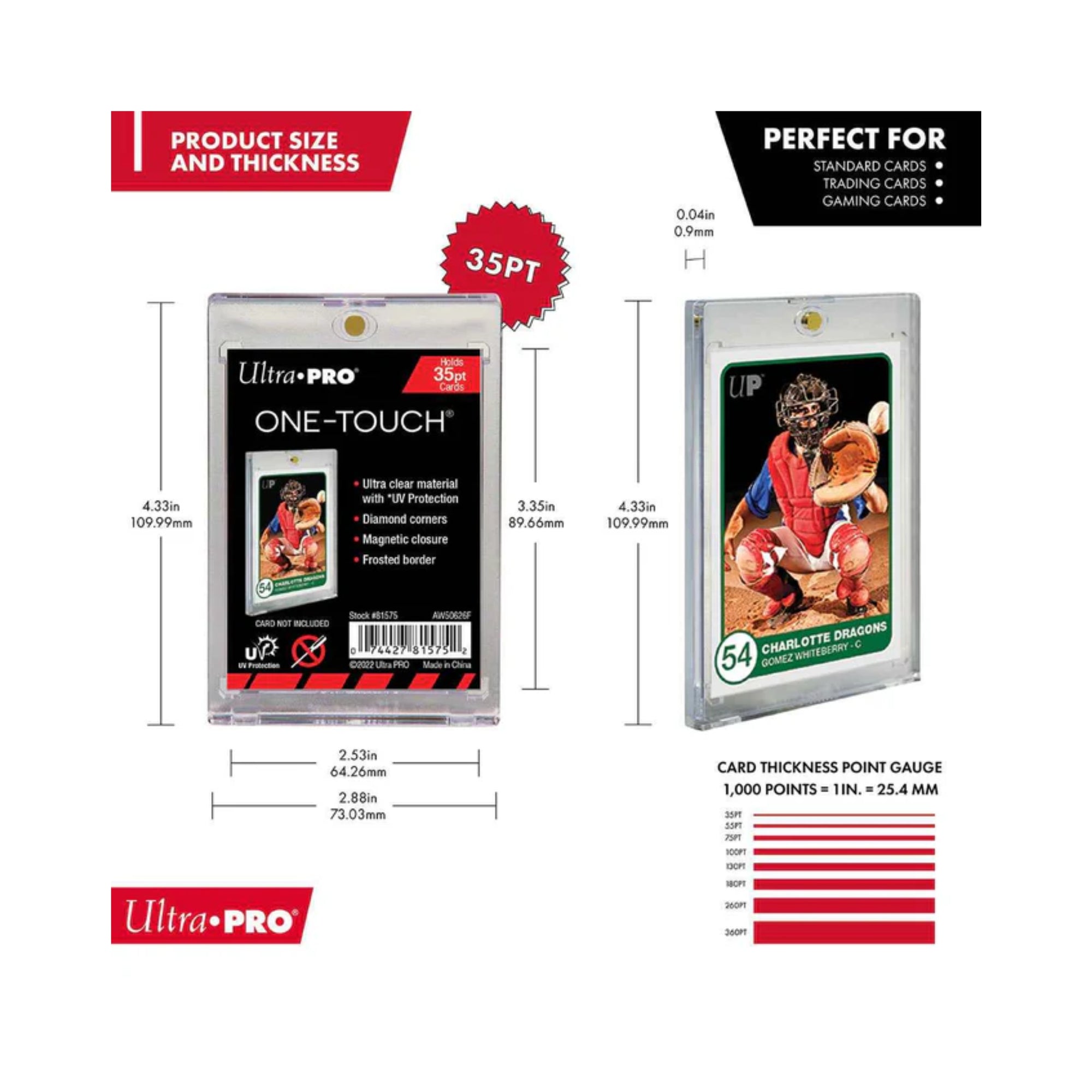 UltraPRO 35PT UV ONE-TOUCH® Magnetic Holder 1Ct. Pack