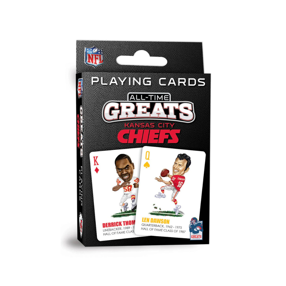 Kansas City Chiefs All-Time Greats Playing Cards
