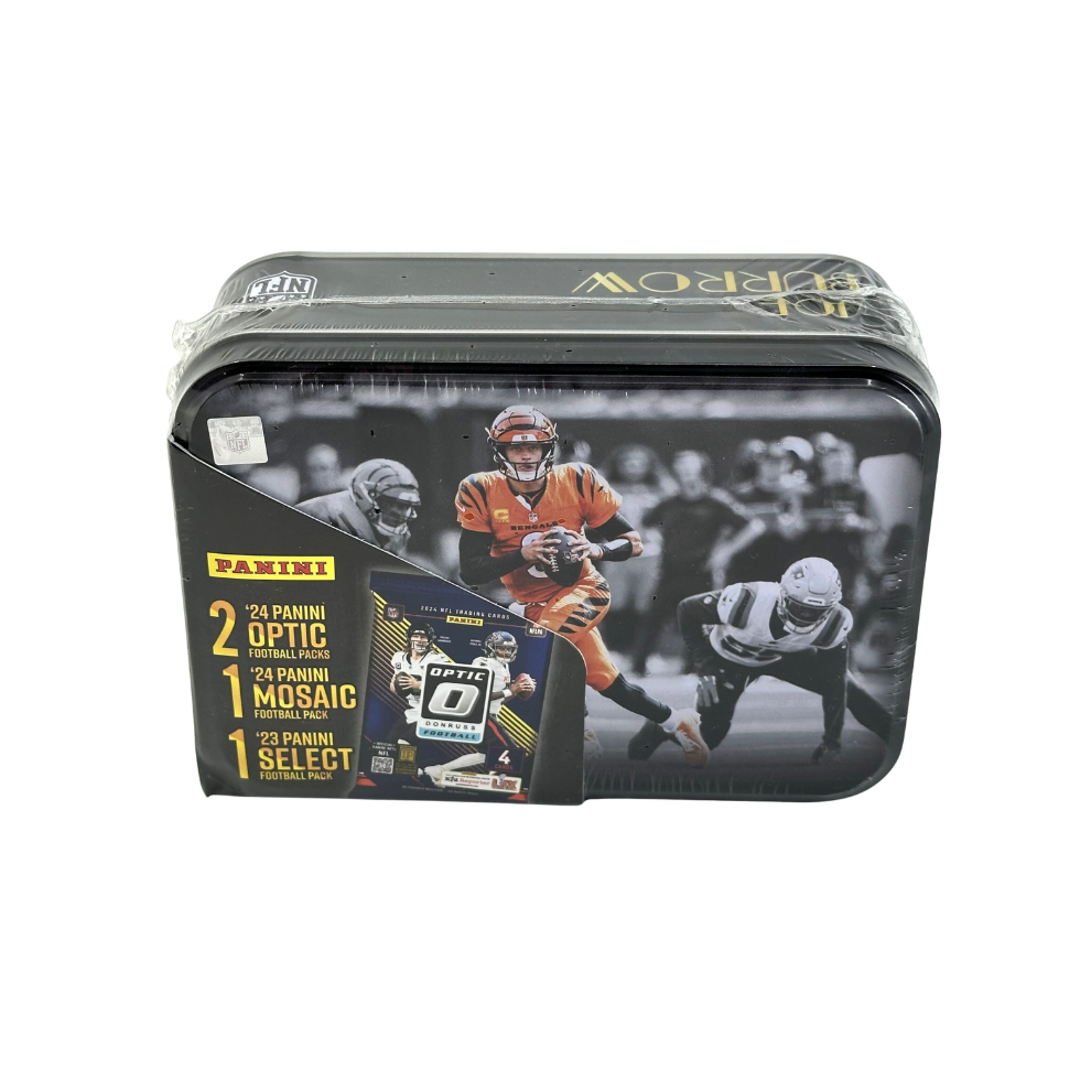 2025 NFL Joe Burrow Panini Championship Collection MJH Tin