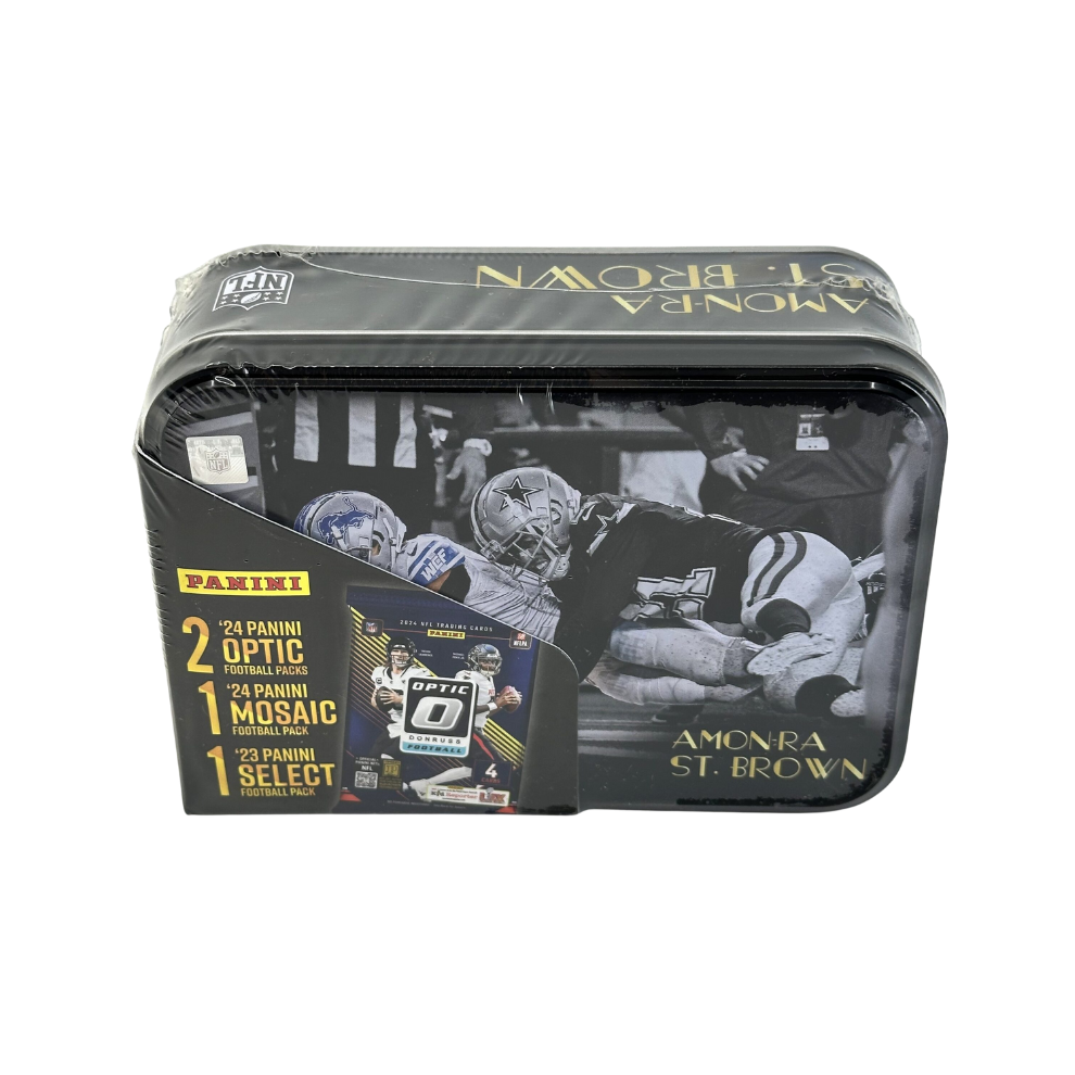 2025 NFL Amon-Ra St. Brown Panini Championship Collection MJH Tin