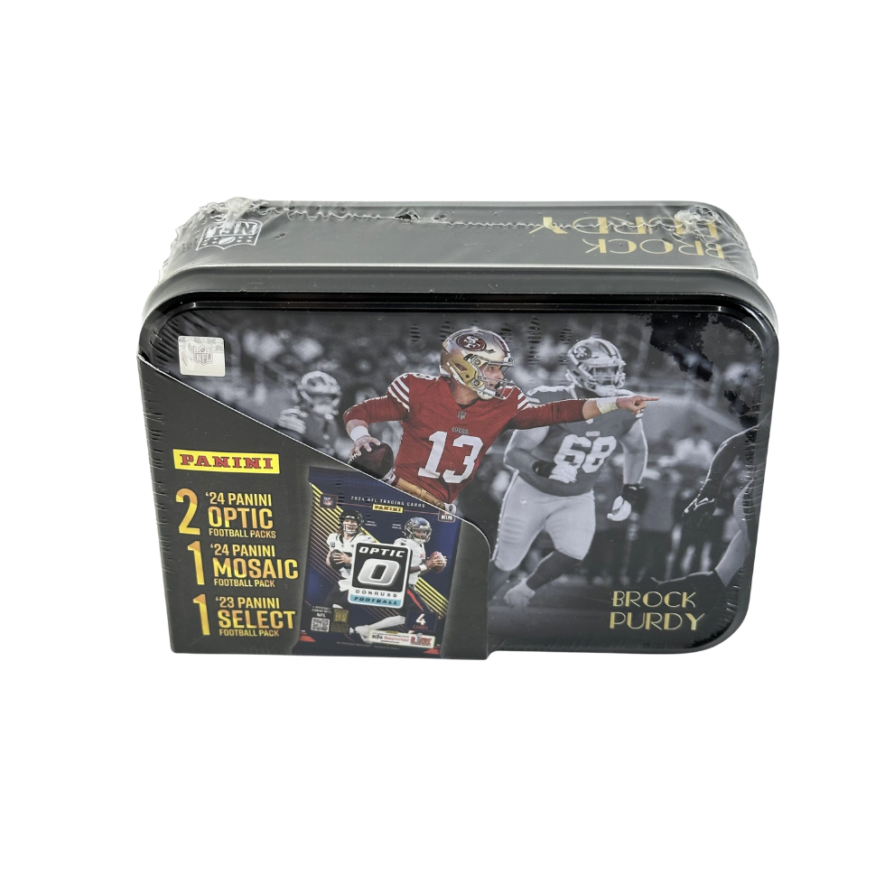 2025 NFL Brock Purdy Panini Championship Collection MJH Tin