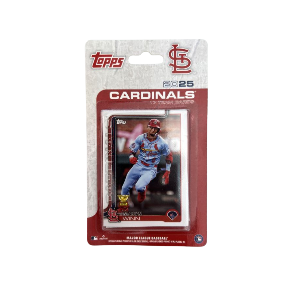 2025 Topps St. Louis Cardinals MLB Baseball 17ct. Mini Team Set