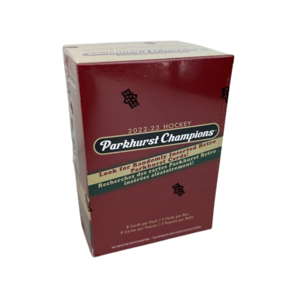 2022-23 Upper Deck Parkhurst Champions NHL Hockey 40 Ct. Blaster Box