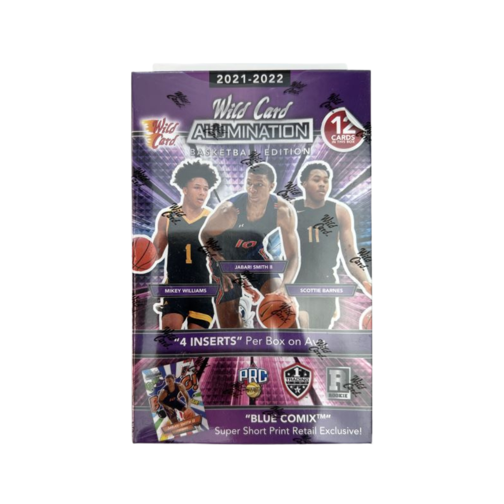 2021-22 Wild Card Alumination Basketball 12ct. Hanger Box