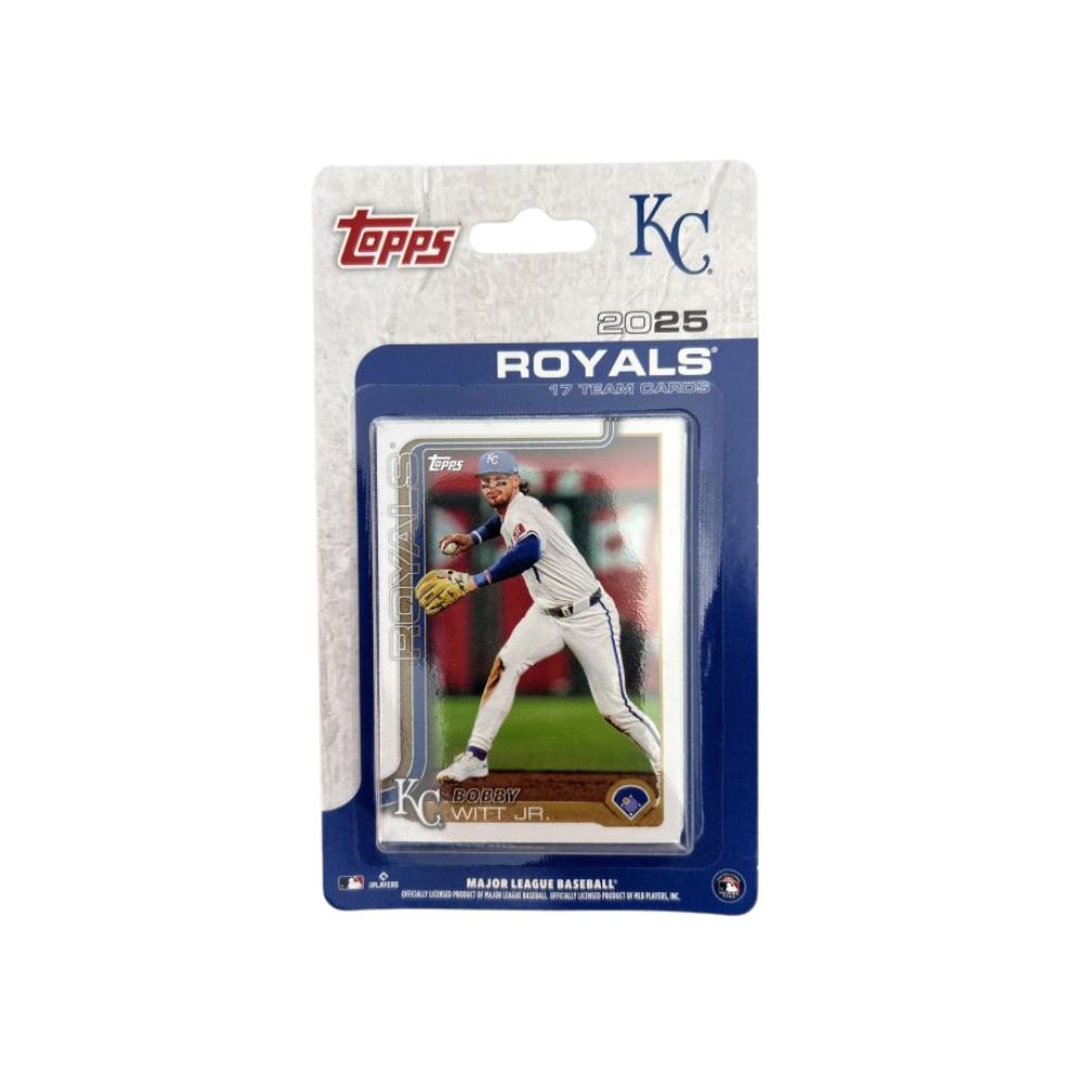 2025 Topps Kansas City Royals MLB Baseball 17ct. Mini Team Set