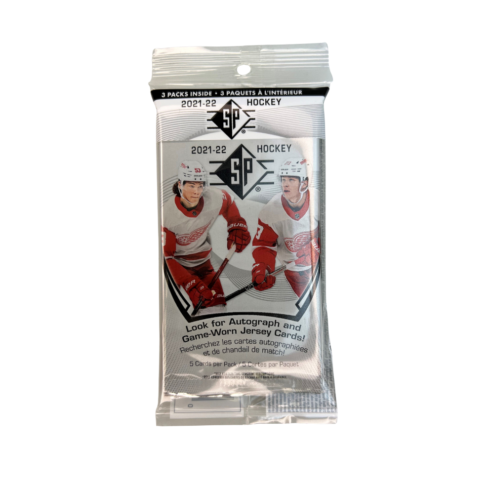 2021-22 Upper Deck SP NHL Hockey 15ct. Hanger Pack
