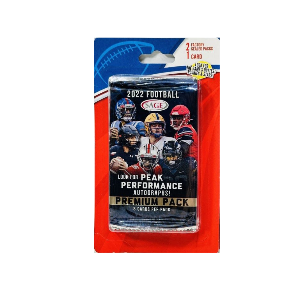 2022 Football 2 Pack Blister MJH Blister Pack
