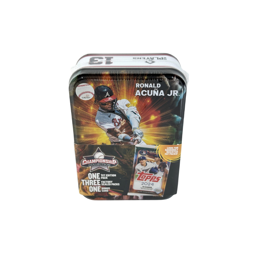 2025 MLB Ronald Acuna Jr. Championship Collection MJH Tin