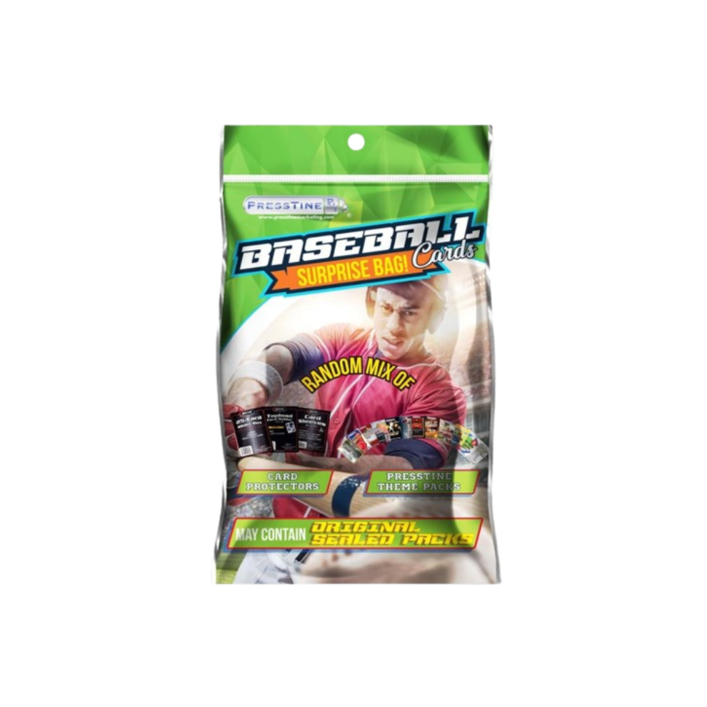 Baseball Trading Cards SURPRISE BAGS. 12 BAG CASE