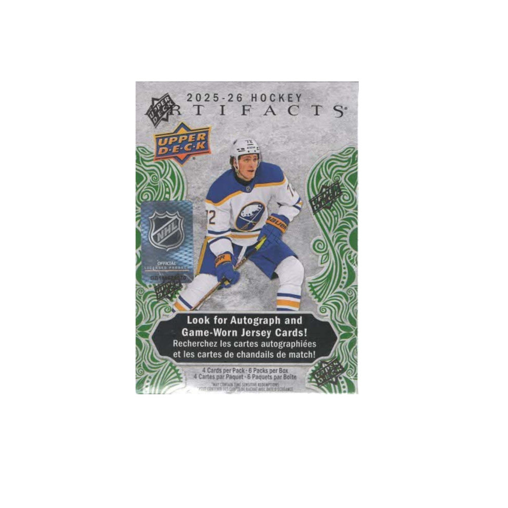 2025-26 Upper Deck Artifacts NHL Hockey 24ct. Blaster Box