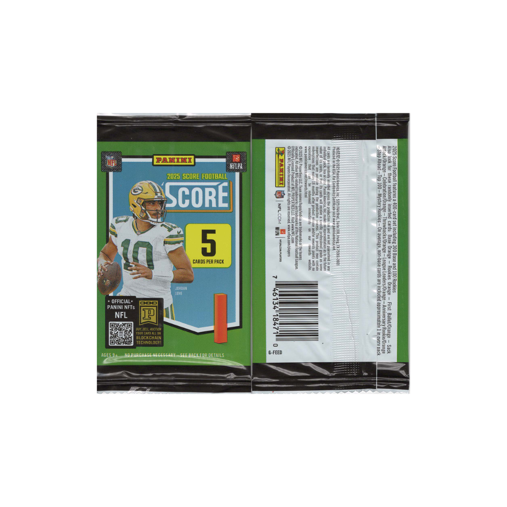 2025 Panini Score NFL Football 48pk. Gravity Feed Box