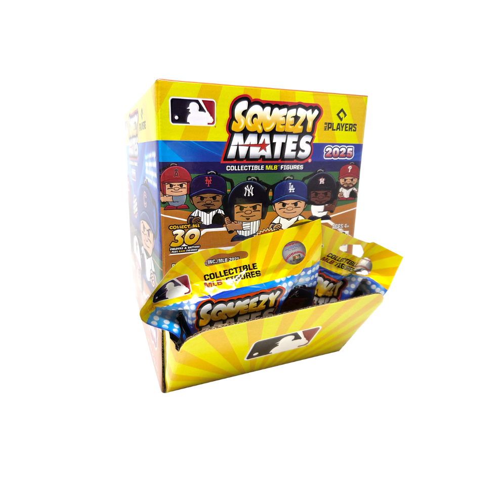 2025 MLB SqueezyMates 24ct. Gravity Feed Display Box