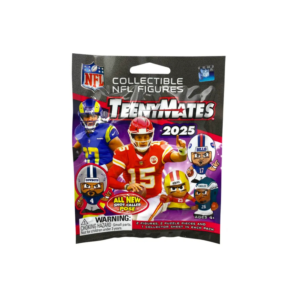 2025 NFL TeenyMates Gravity Feed Display Box - 32ct.